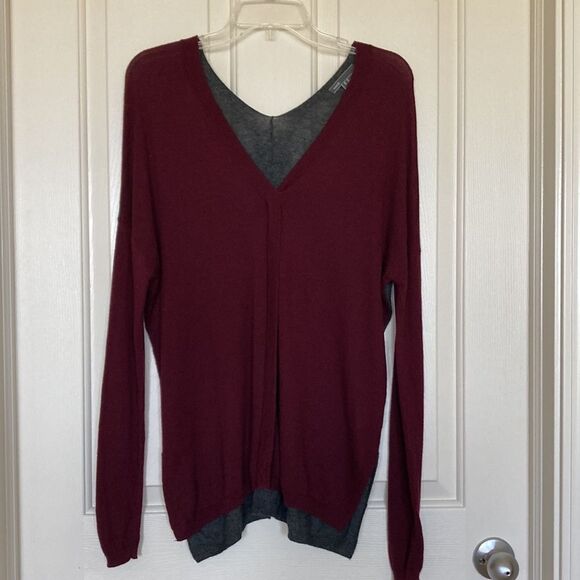 Vince Merino Wool Blend Long Sleeve Sweater Small - Picture 3 of 8